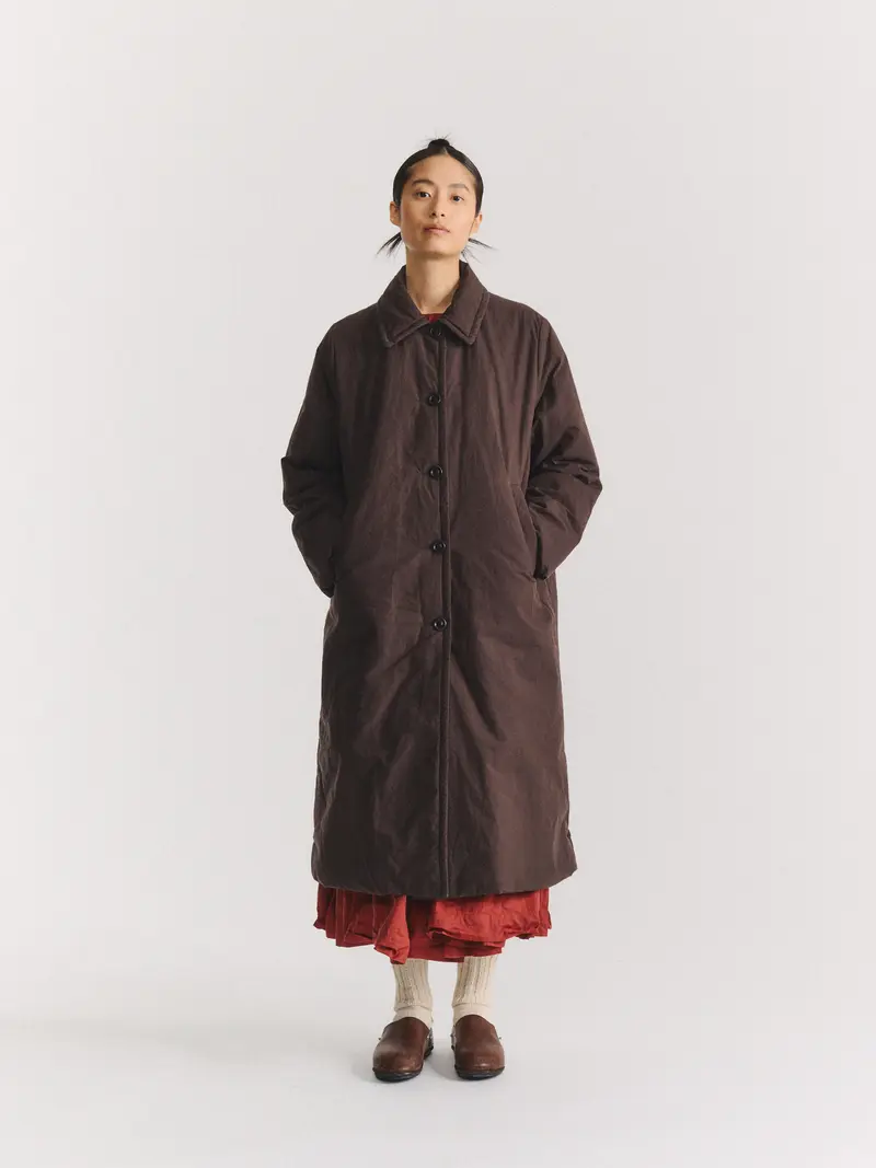 SALLY COAT - L WAX - EBONY