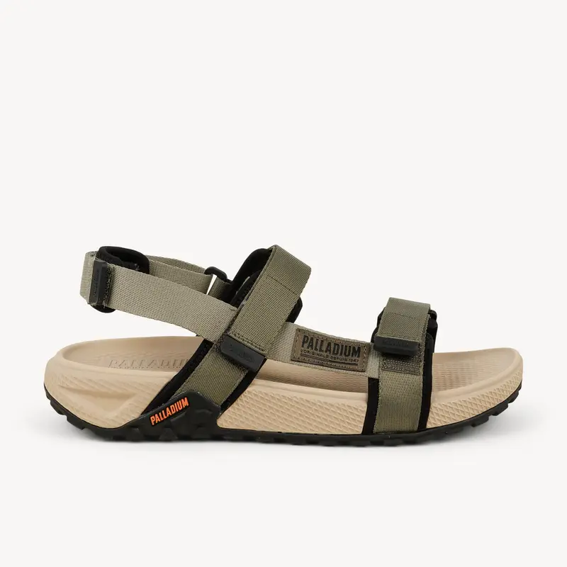 Sandales 04682 - OFF SANDALE PALLADIUM Homme Vert