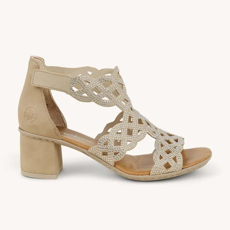 Sandales 64773 - RENUK RIEKER Femme Beige
