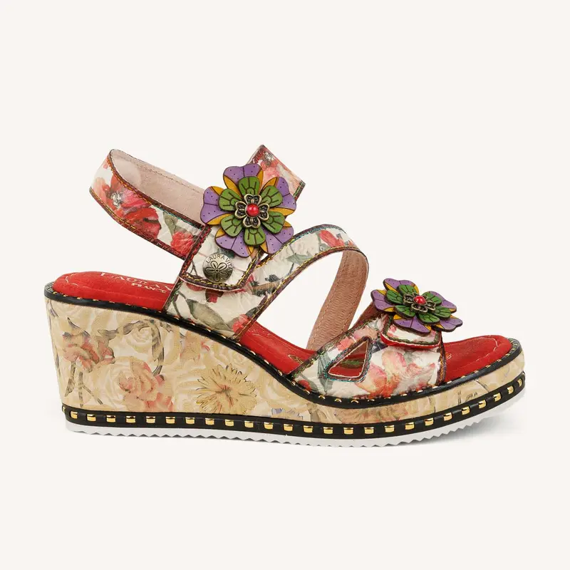 Sandales BALLON LAURA VITA Femme Rouge