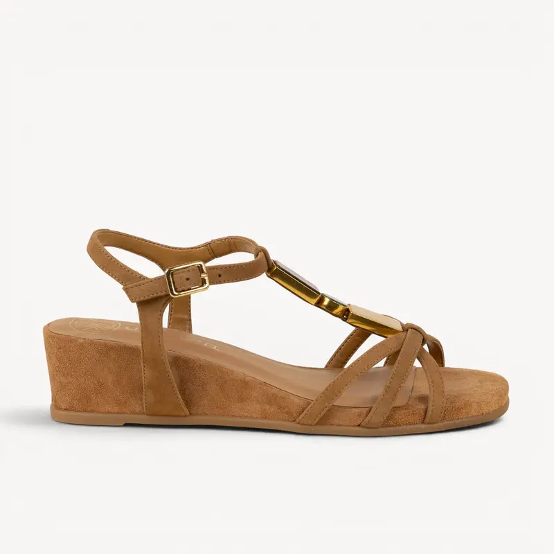 Sandales BEDEL UNISA Femme Camel