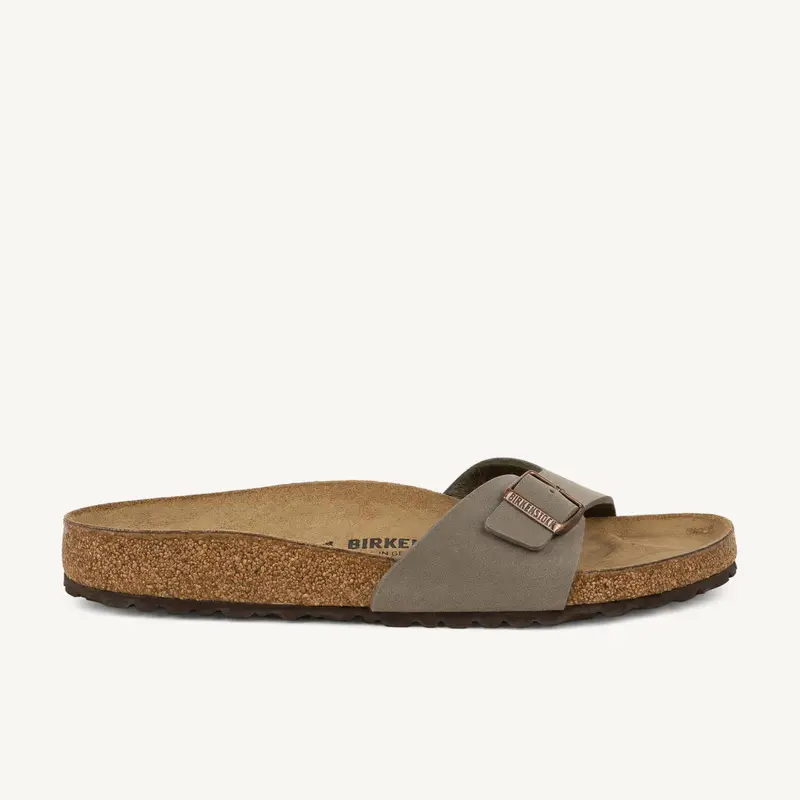 Sandales BIRKO-FLOR NUBUCK BIRKENSTOCK Homme Gris