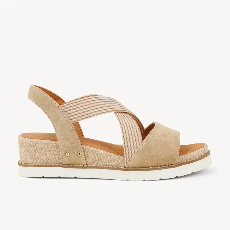 Sandales BISCUI FUGITIVE Femme Beige