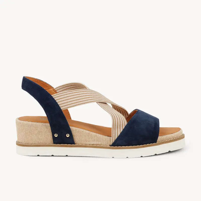Sandales BISCUI FUGITIVE Femme Bleu