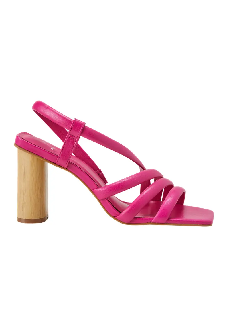 Sandales Cedro Cuir Veau — Rose | Mangará