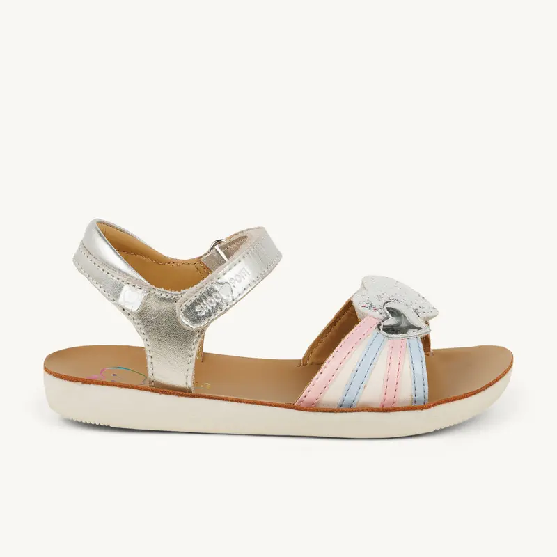 Sandales GOA HEART SHOO POM Enfant Blanc