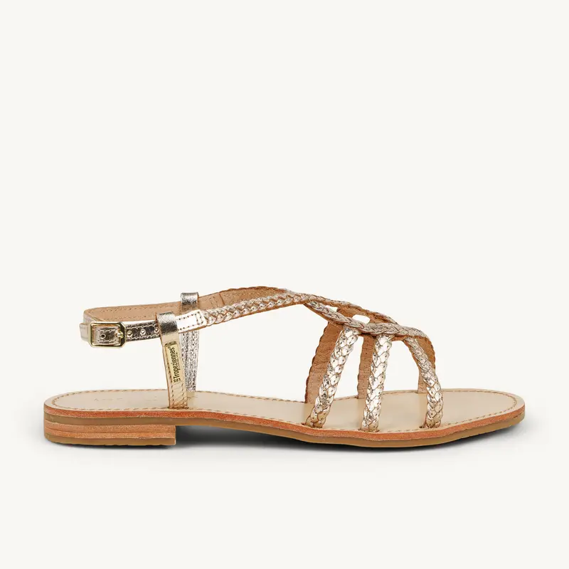 Sandales HEMILTRES LES TROPEZIENNES Femme Or/Bronze