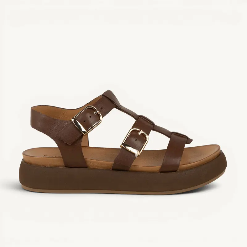 Sandales INUAT A96046 INUOVO Femme Marron