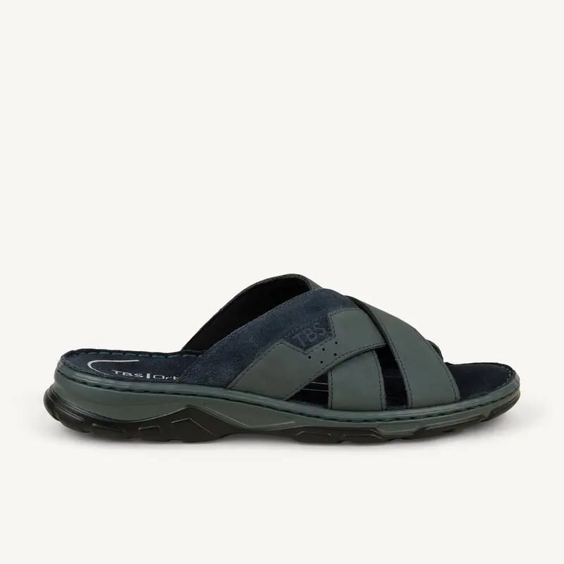 Sandales JACQUIE TBS Homme Bleu