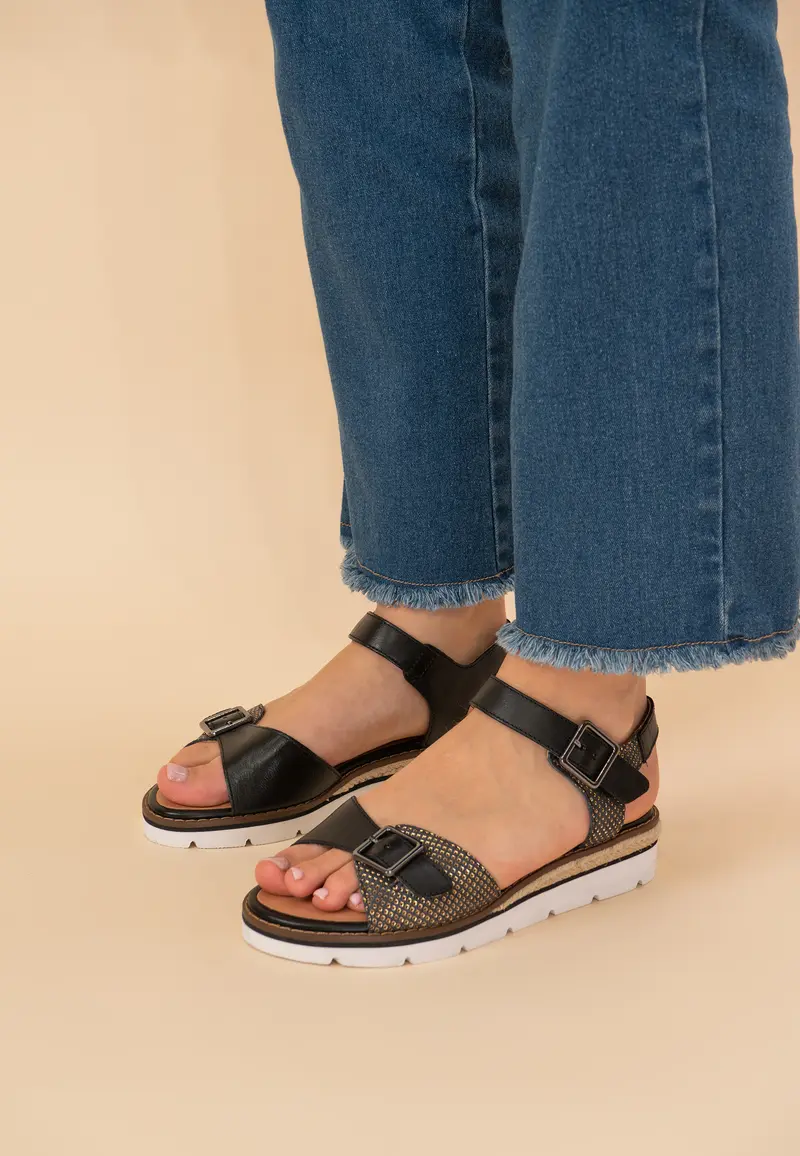 SANDALES KIKA - Noir