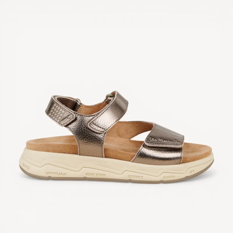 Sandales LOUISIE TBS Femme Or/Bronze