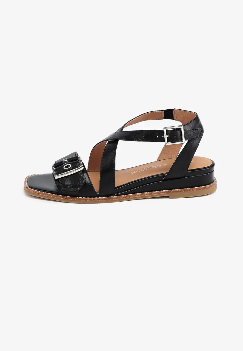 SANDALES LUCIE  - NOIR