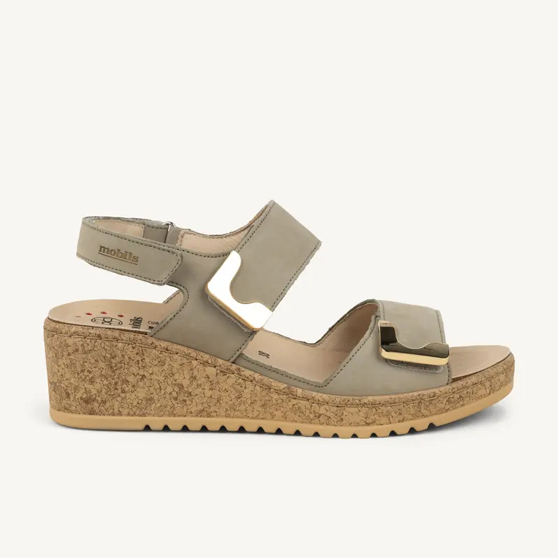 Sandales MAWEL MOBILS BY MEPHISTO Femme Kaki