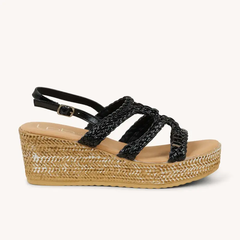 Sandales NIZA LES PETITES BOMBES Femme Noir