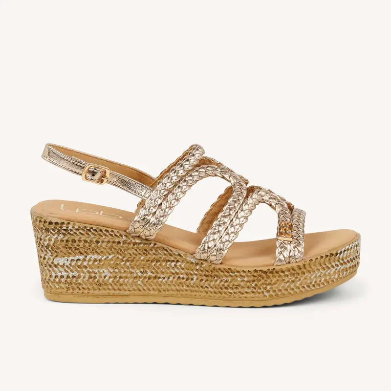 Sandales NIZA LES PETITES BOMBES Femme Or/Bronze