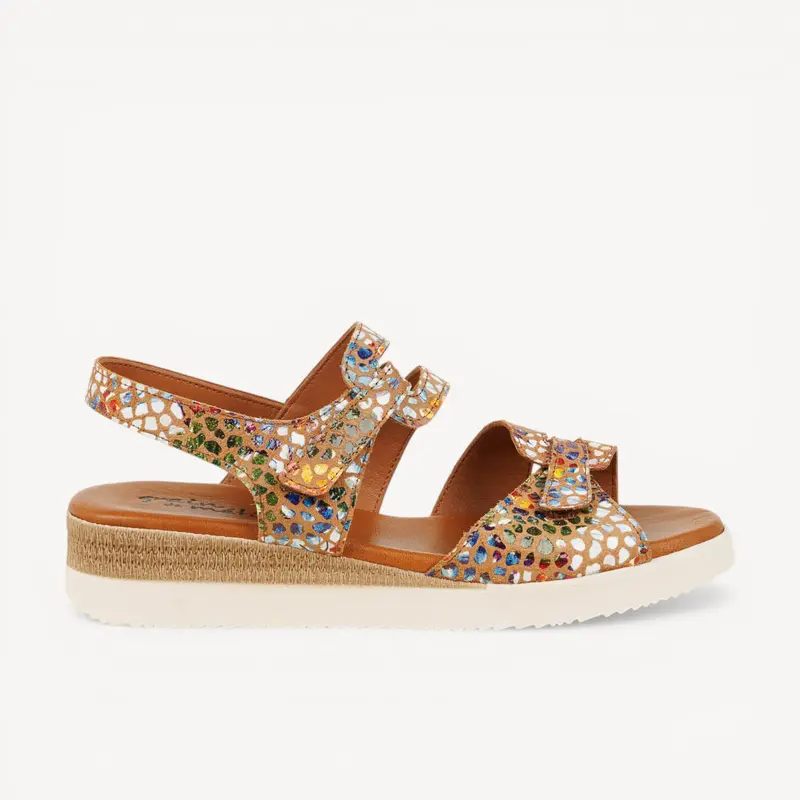 Sandales RAELY GRAIN DE METISSE Femme Multicolore