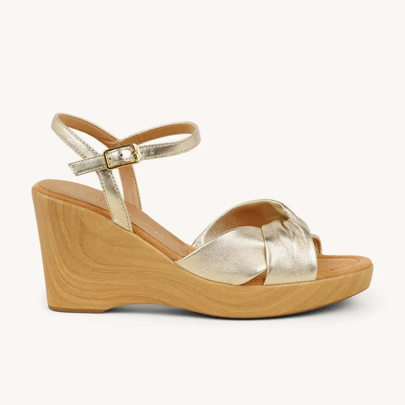 Sandales RAMIRO UNISA Femme Or/Bronze