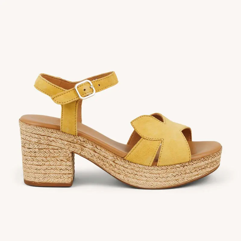 Sandales TANGRAM ALIWELL Femme Jaune