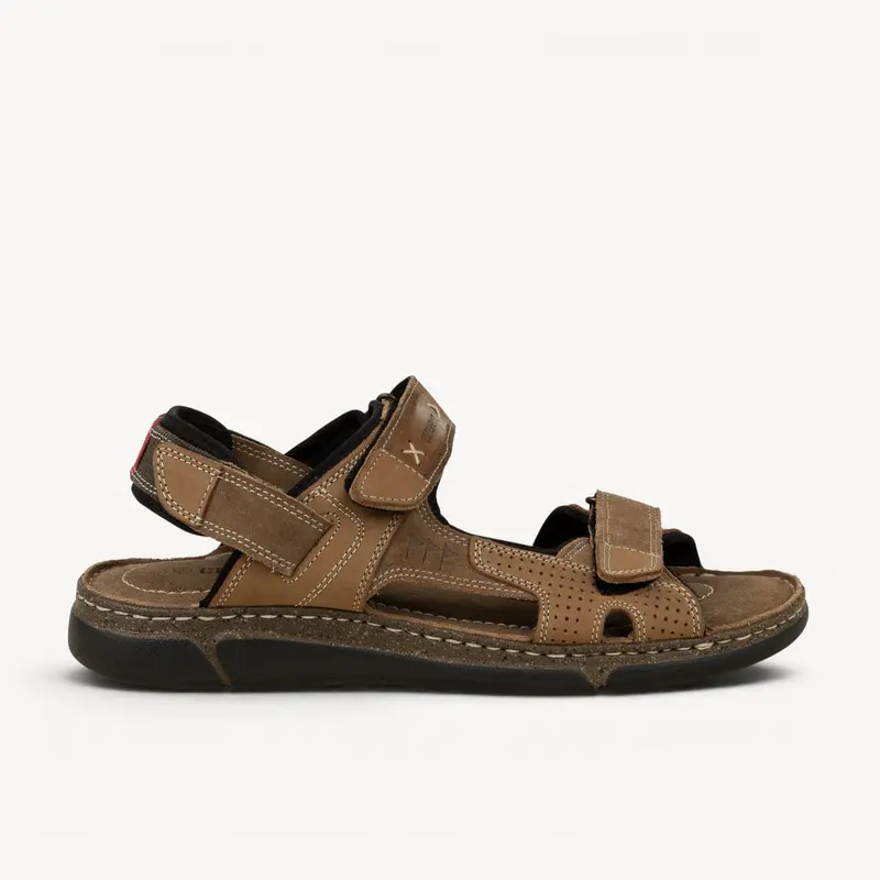 Sandales TOMULO COTEMER Homme Marron