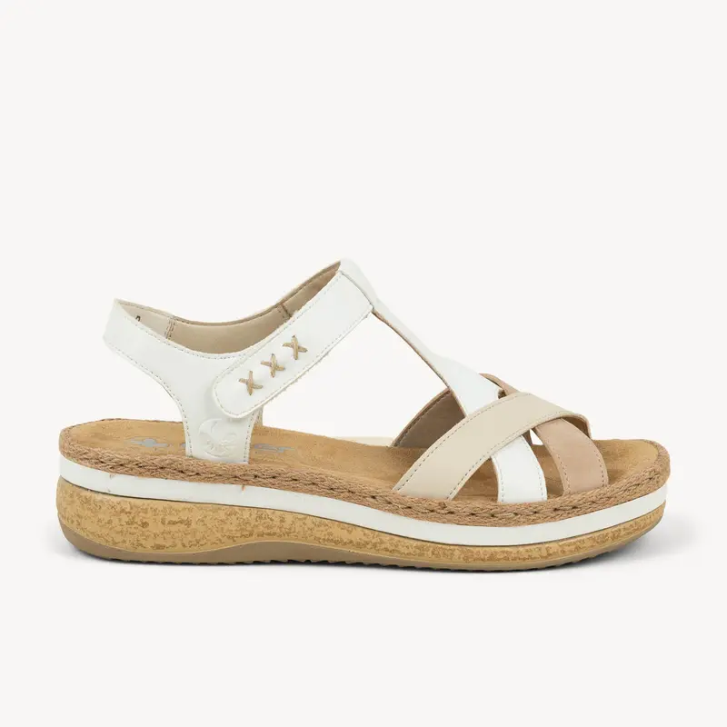 Sandales V0919 - RILYA RIEKER Femme Blanc