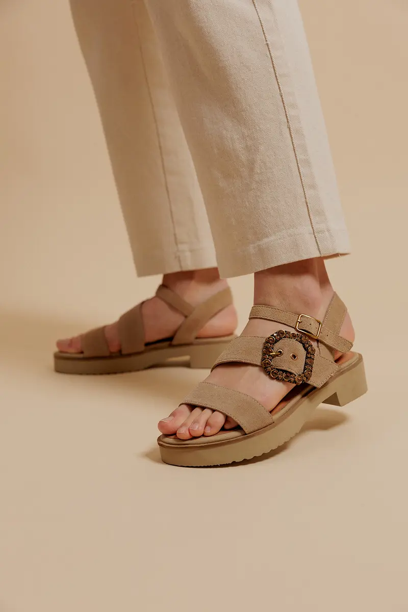 SANDALES VALANCIA  - BEIGE