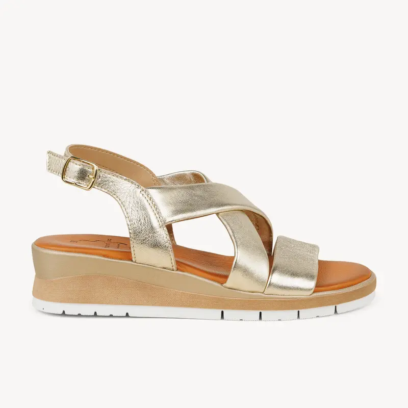 Sandales ZEBY ELUE PAR NOUS Femme Or/Bronze