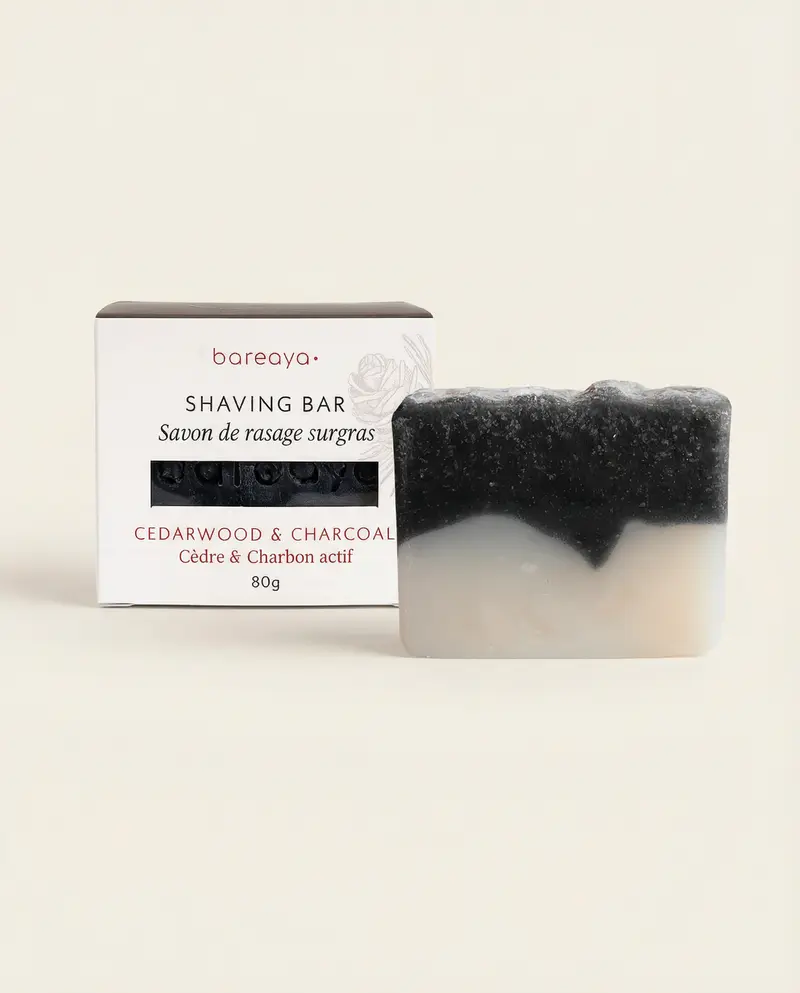 Savon de rasage surgras - Cèdre & Charbon