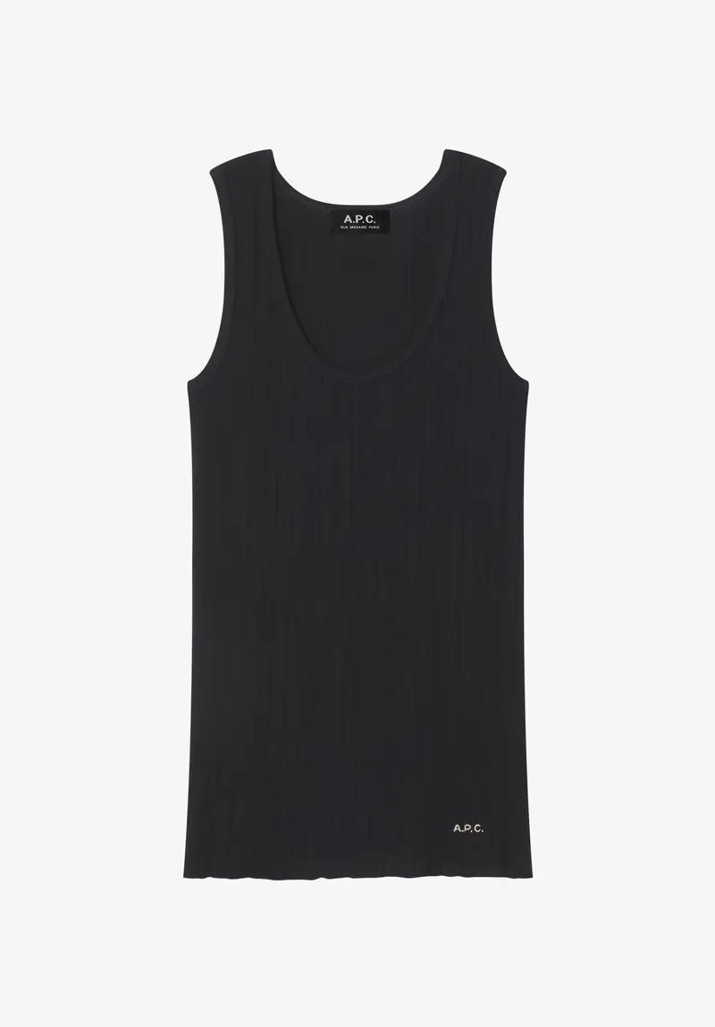 Schmales Tanktop aus schottischem Garn