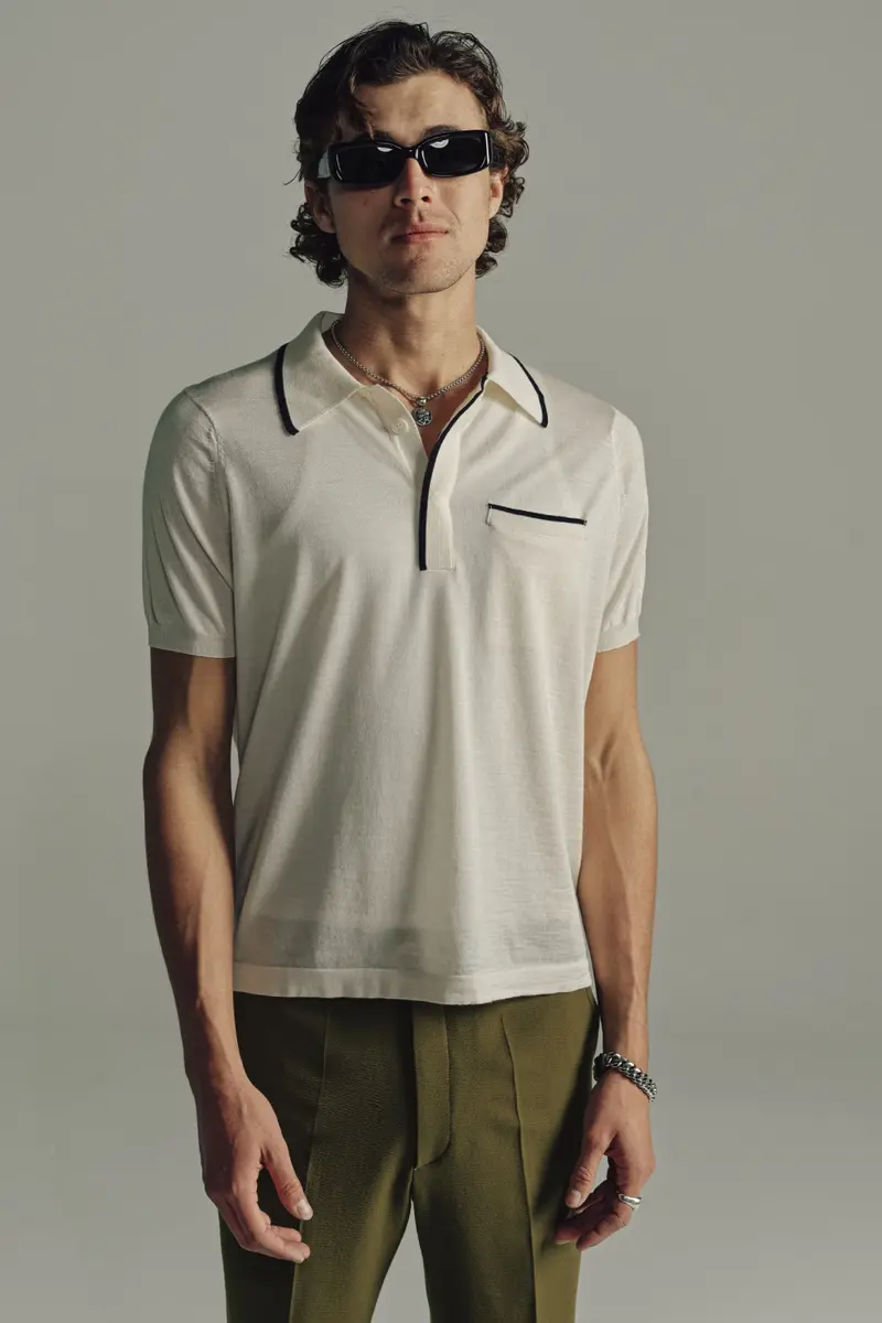 Second Layer Pablito Polo Black/Ivory