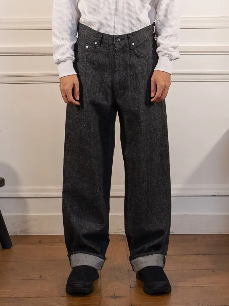 Selvage Denim Pants - Black