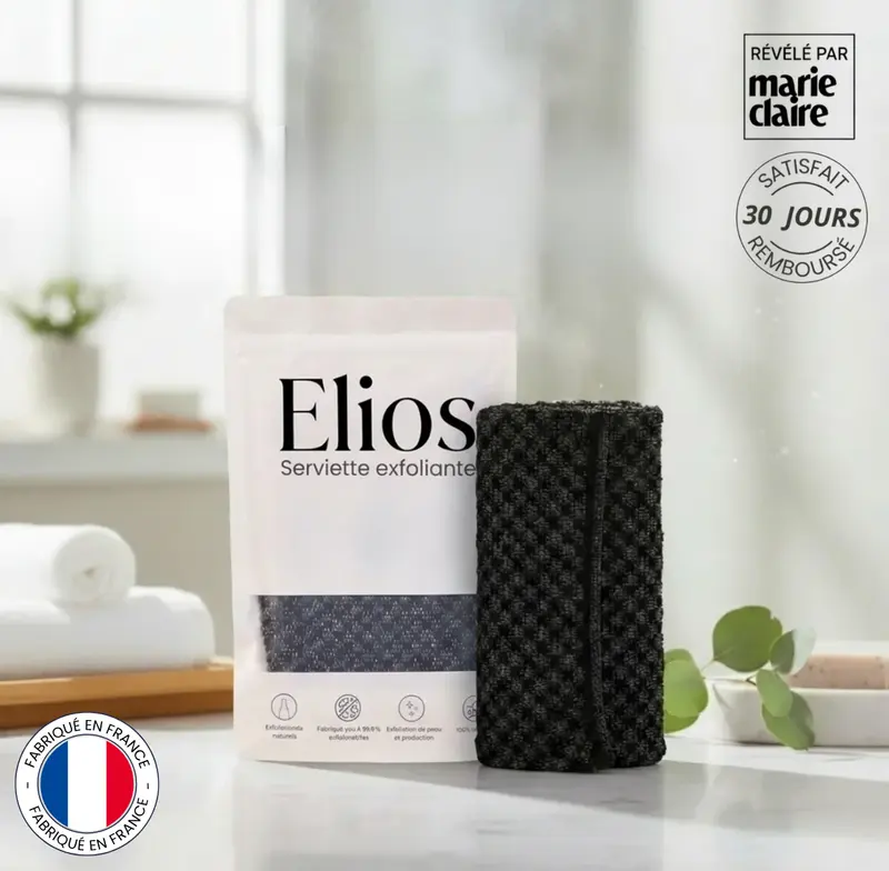 Serviette de douche exfoliante ELIOS