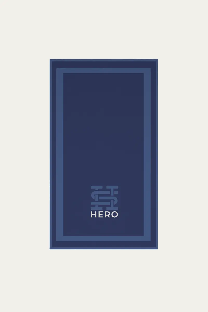 SERVIETTE DE PLAGE - DENIM BLUE