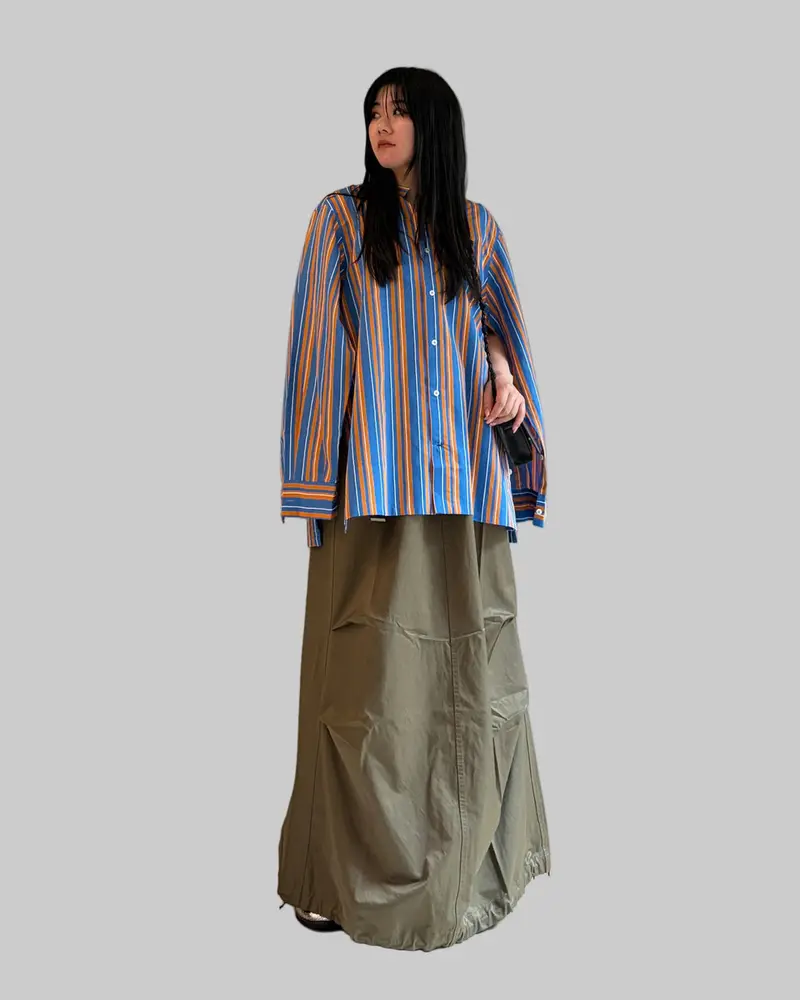 Setchu Shirts 3 Open Side Stipe