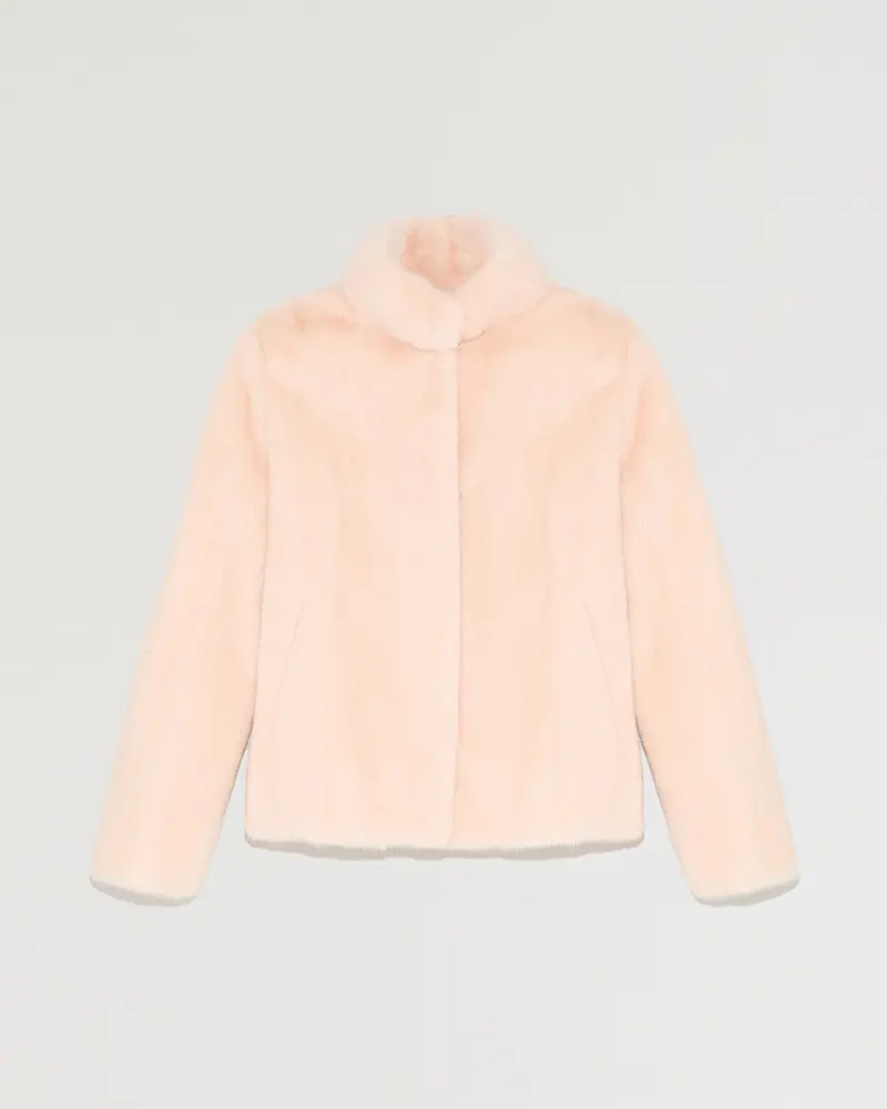 Short mink fur jacket