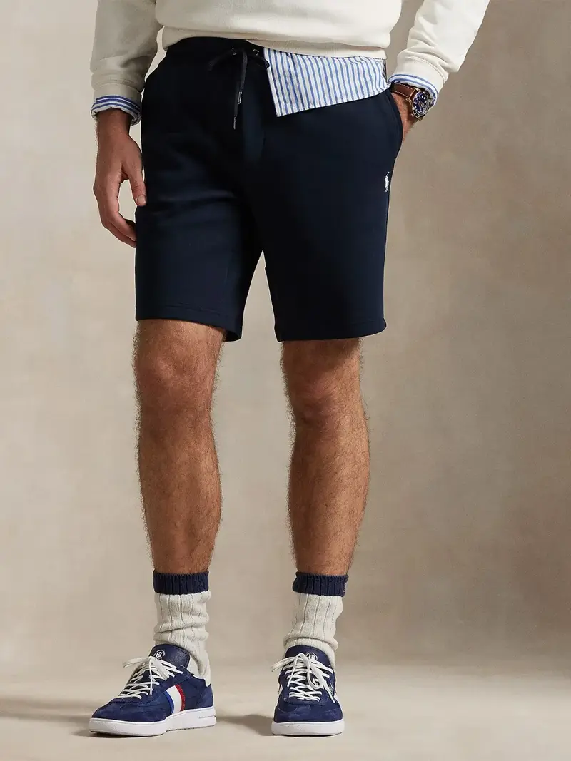 Short Ralph Lauren marine en molleton