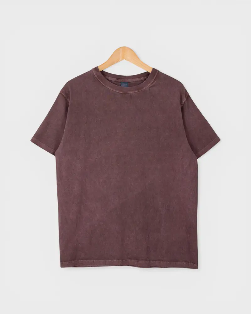 Short Sleeve Crew T-shirt P-Bordeaux