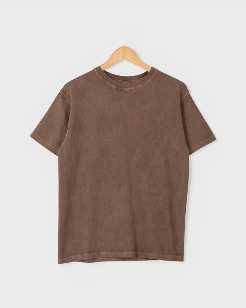 Short Sleeve Crew T-shirt P-Brown
