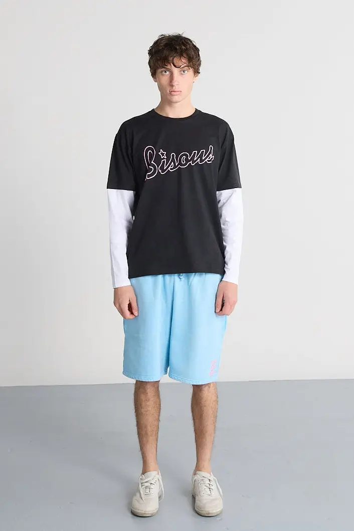 Shorts Gianni Embroidery Light Blue