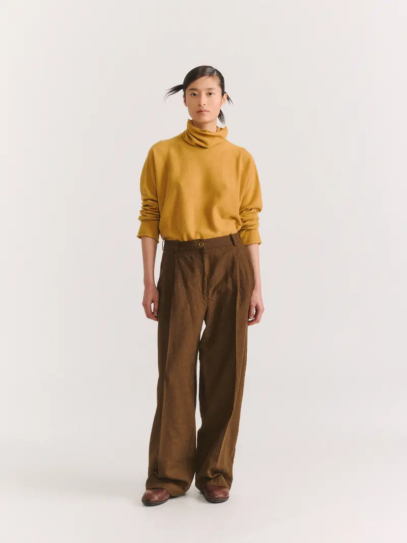 SIENNA PANT - WASHED WOOL - AS IS