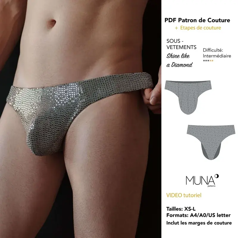 Slip pour homme du XS au L - SHINE LIKE A DIAMOND