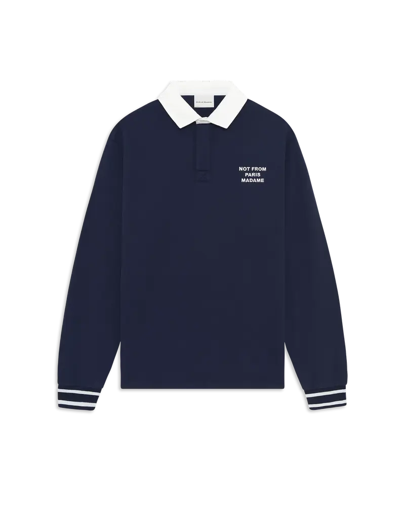 Slogan Longsleeve Polo