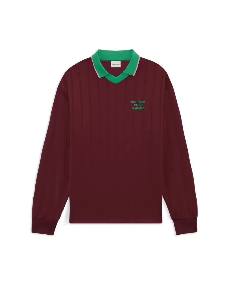 Slogan Longsleeve Polo