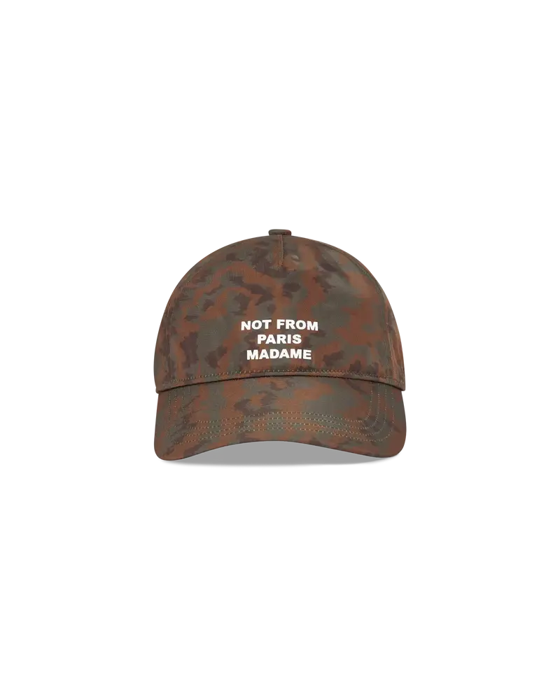 Slogan Moiré Nylon Cap