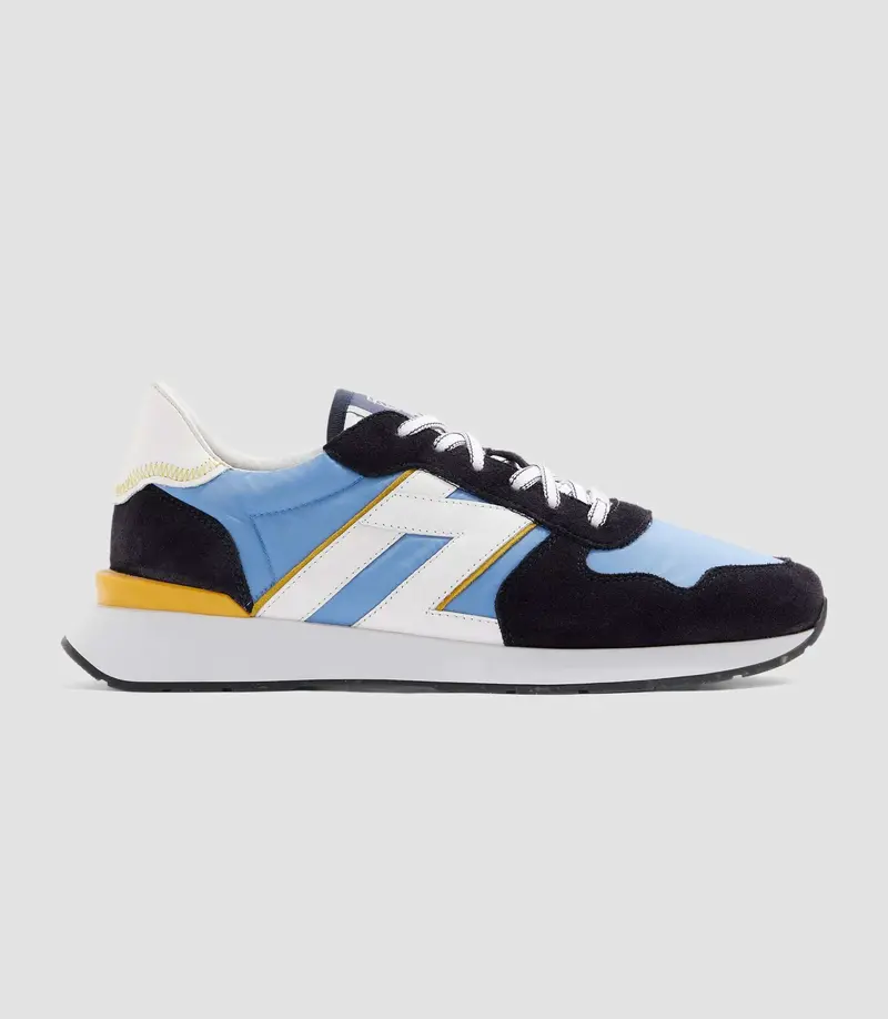 Sneakers bleu ciel et marine "Edisson"