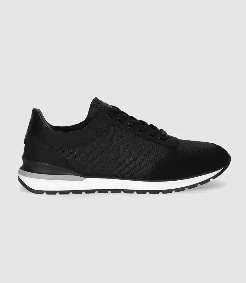 Sneakers en cuir noires OSCAR