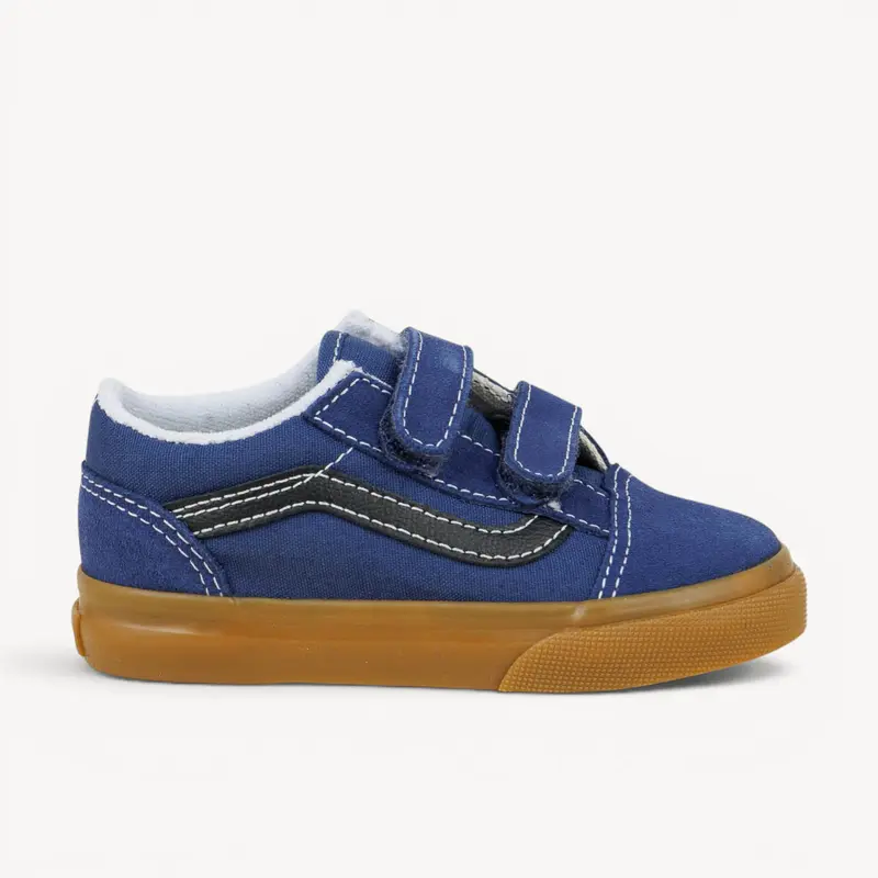 Sneakers OLD SKOOL V GLITTER VANS Enfant Gris