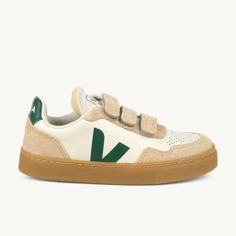 Sneakers SMALL V90 Leather PURE GOLF VEJA Enfant Blanc