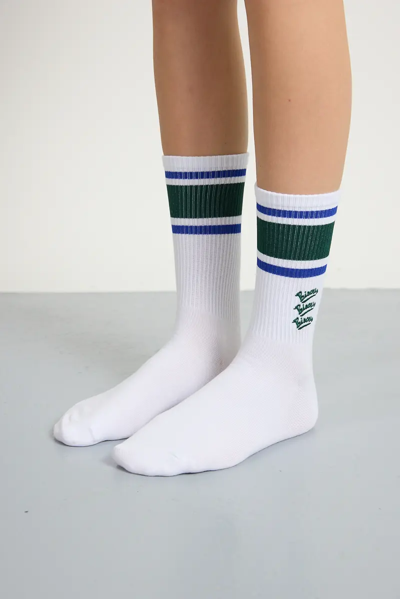Socks Gym White Forest