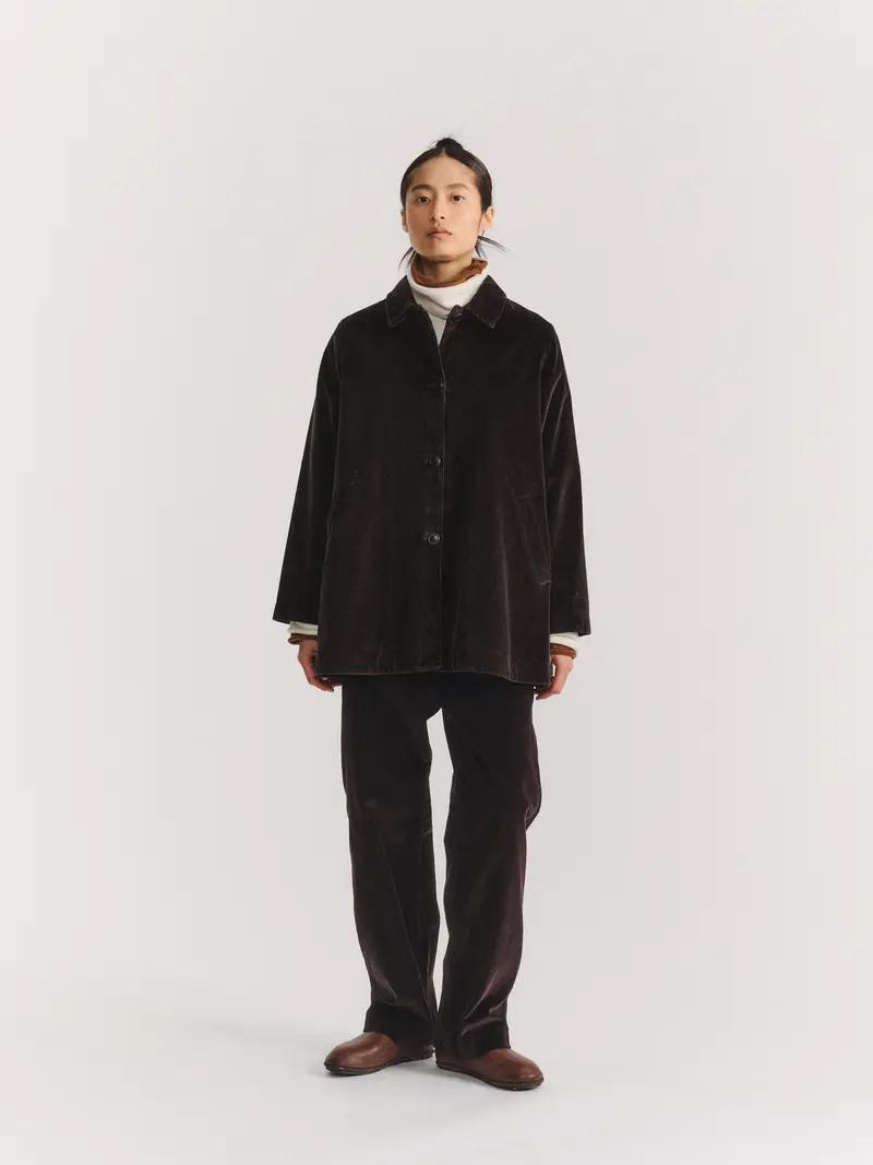SOLEIL JACKET - H CORD - BROWN