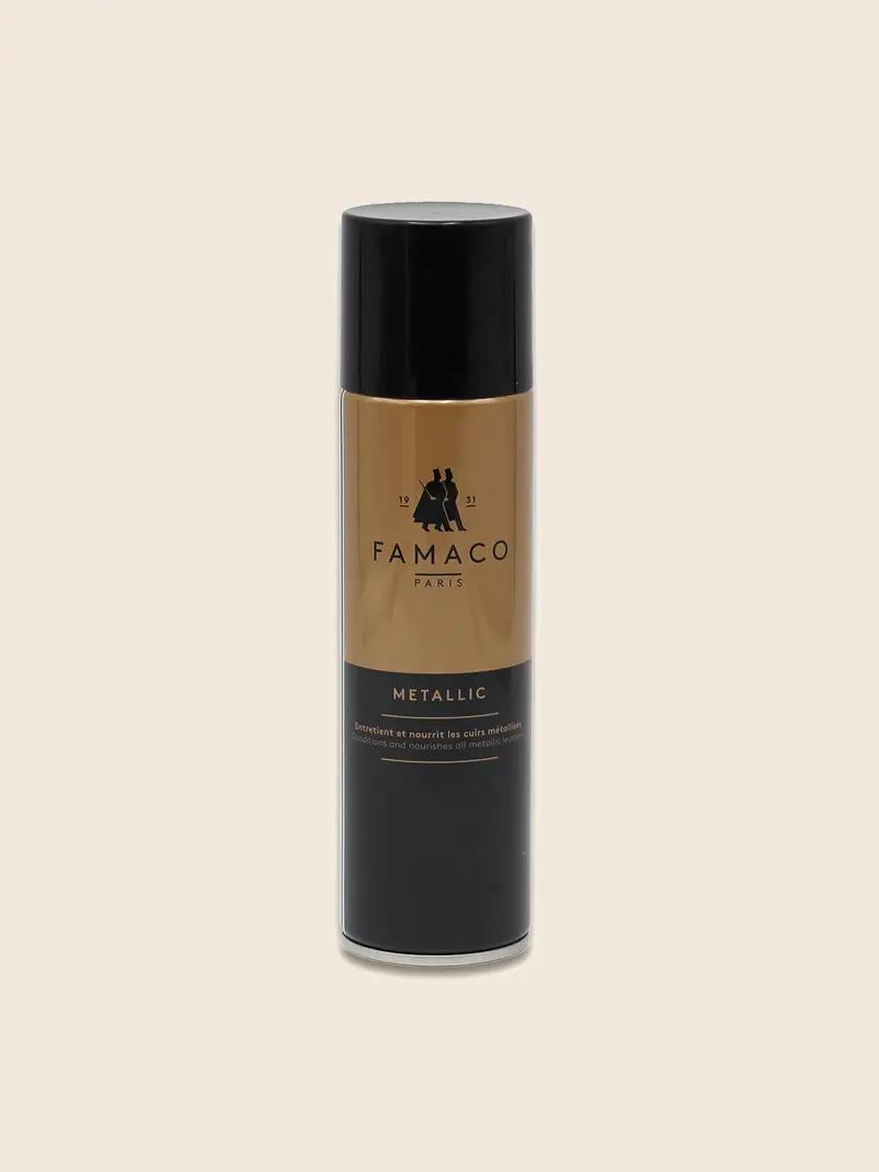 Spray pour cuir métallisé